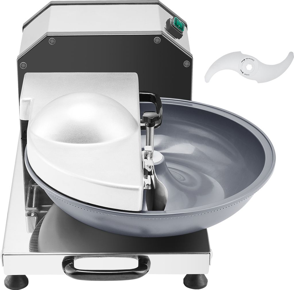 VEVOR Küchenmaschine Gemüsezerkleinerer 3000 U/min aus Edelstahl, multifunktional zum Zerkleinern von Gemüse, Obst, Getreide, Nüssen