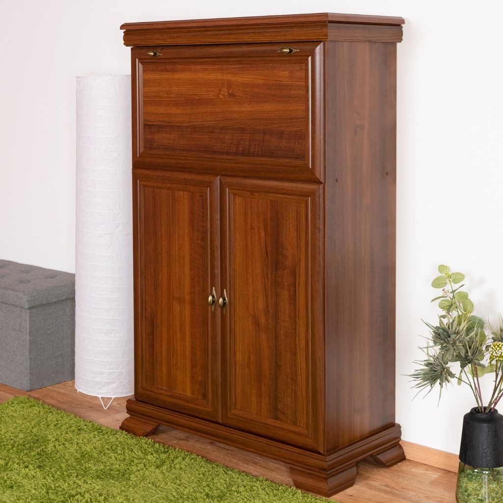 Kommode Sentis 08, Farbe: Dunkelbraun - 136 x 88 x 39 cm (H Produktbild 