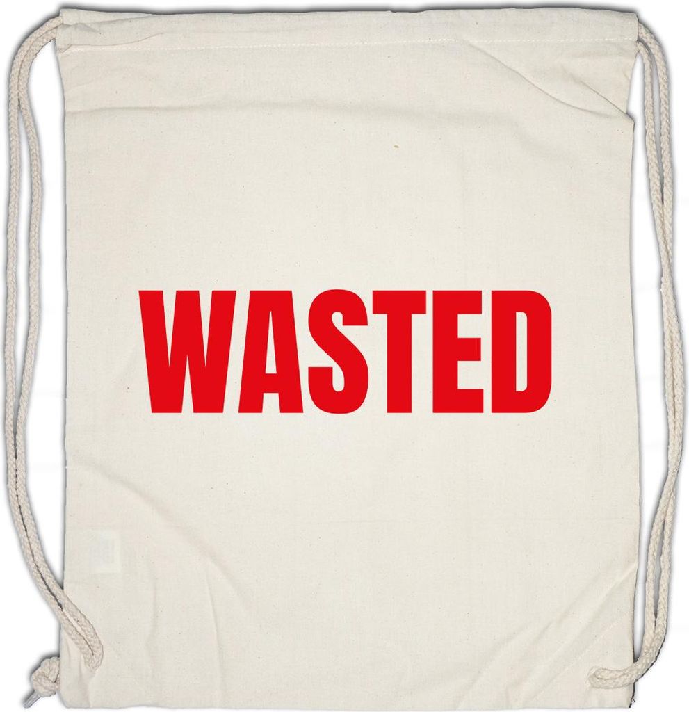Urban Backwoods Wasted, Turnbeutel, Farbe: Beige