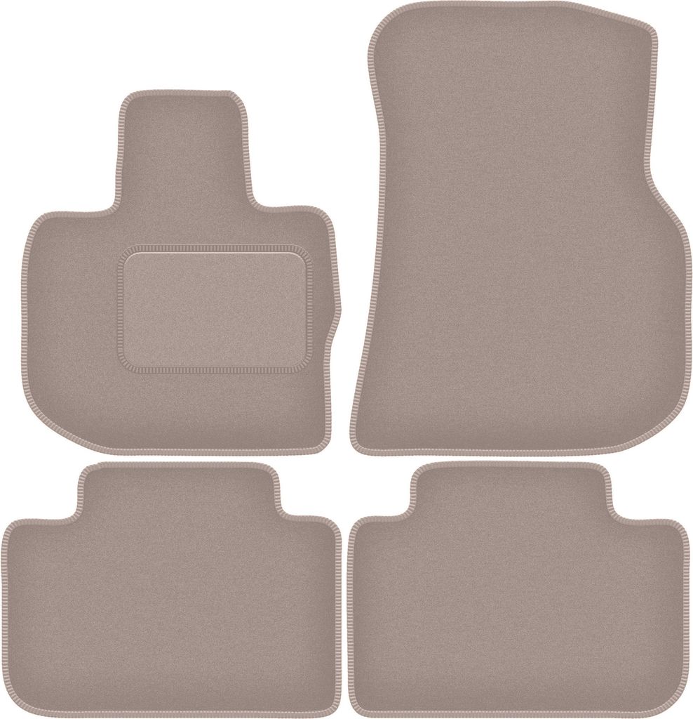 Velours-Autoteppiche für: BMW iX3 G08 SUV (2021-) Beige