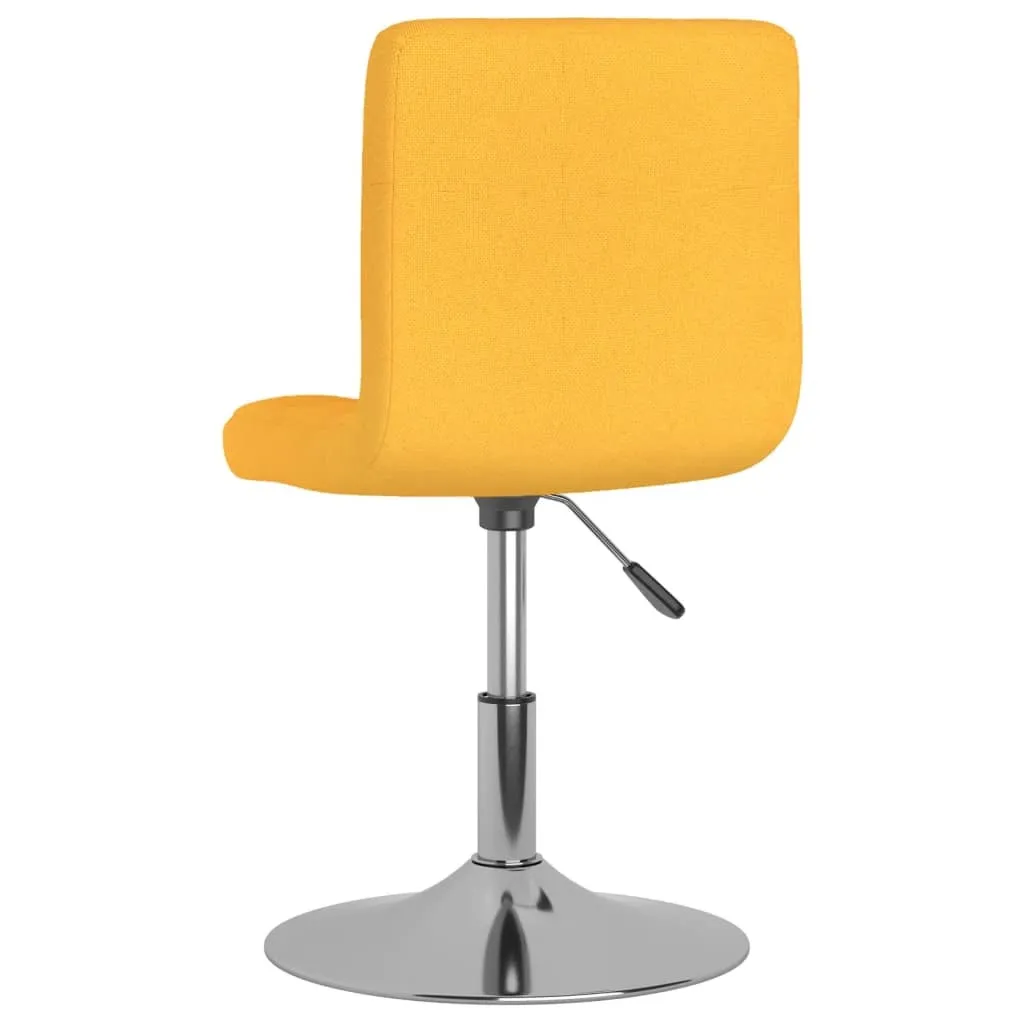 Sedia per sala da pranzo girevole in tessuto giallo - sedie per sala da pranzo Octo7650347 1parcel - 5