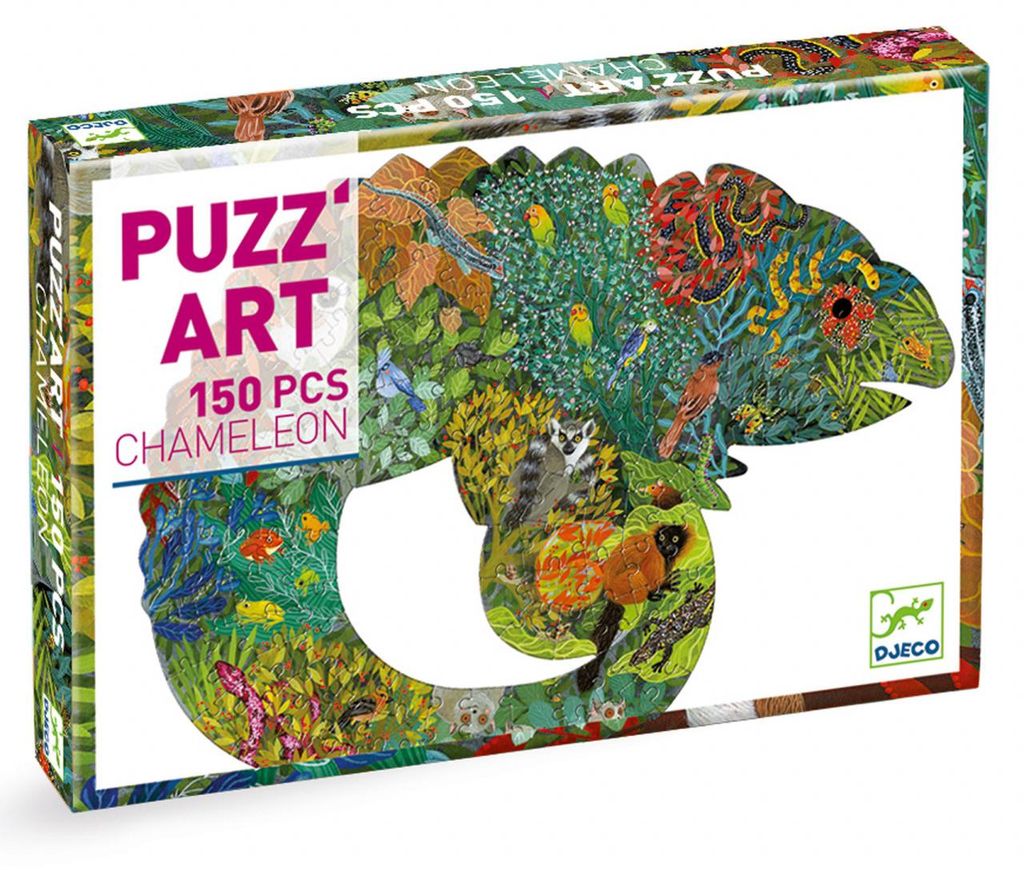 DJECO Djeco Forminė dėlionė - Chameleonas (150 detalių) ( Image du produit 