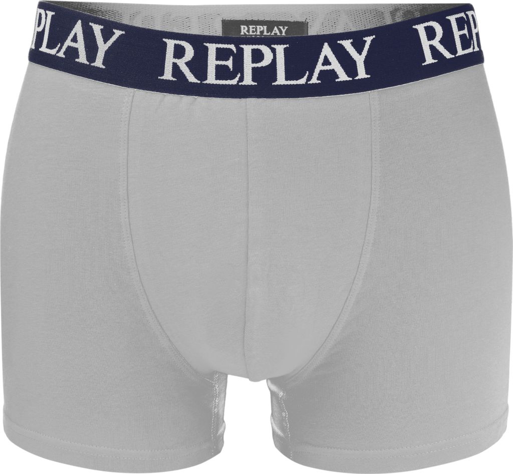 Replay 2er Pack - Herren Boxershorts aus Baumwolle, Unterhosen für Männer