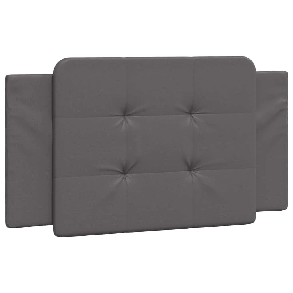 Coussin de tête de lit Zadar 100 cm Gris : la solution contre le mur froid