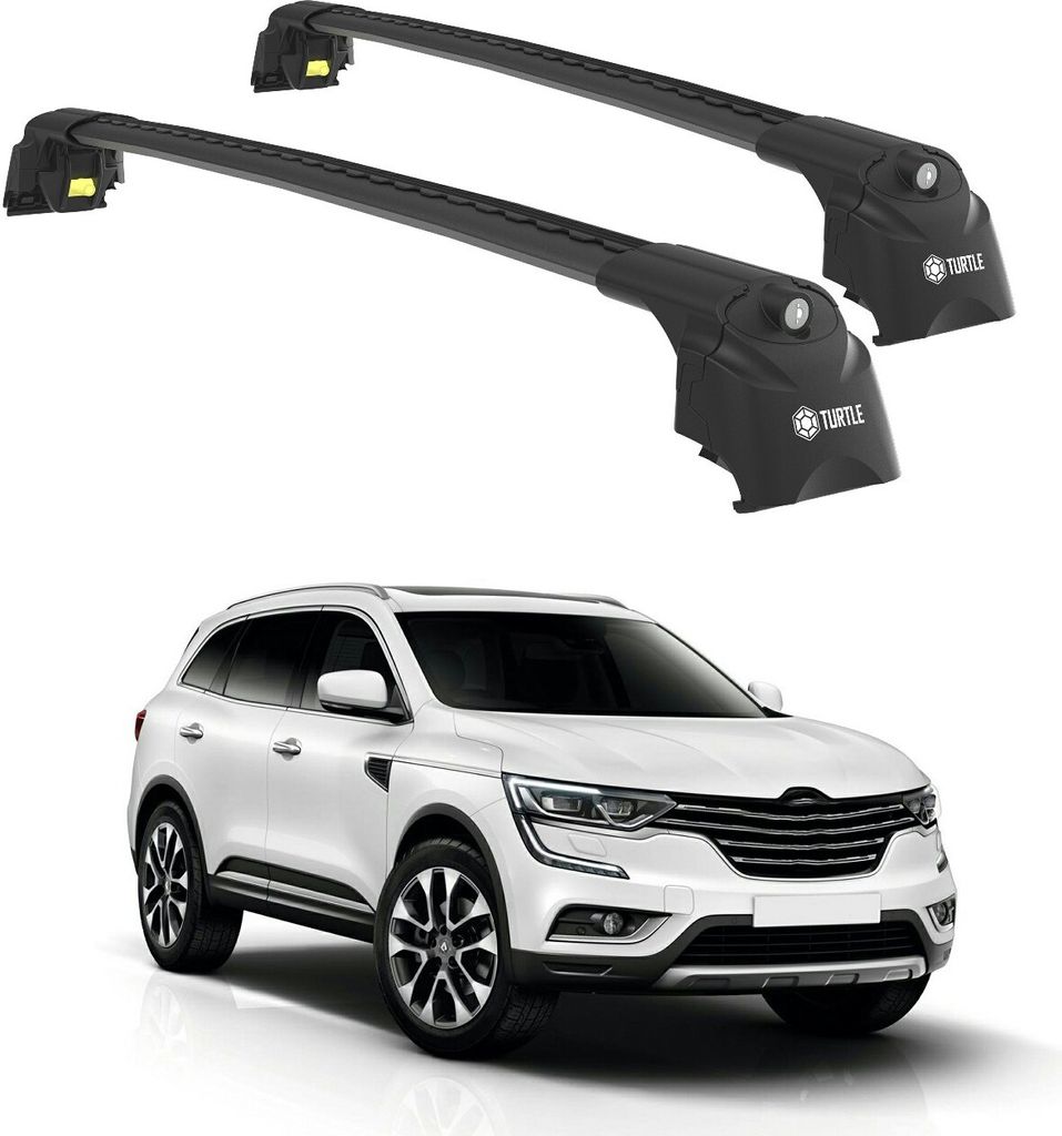 TURTLE DACHTRÄGER AIR-2 , Schwarz RENAULT KOLEOS ALL 2017 - Produktbild 