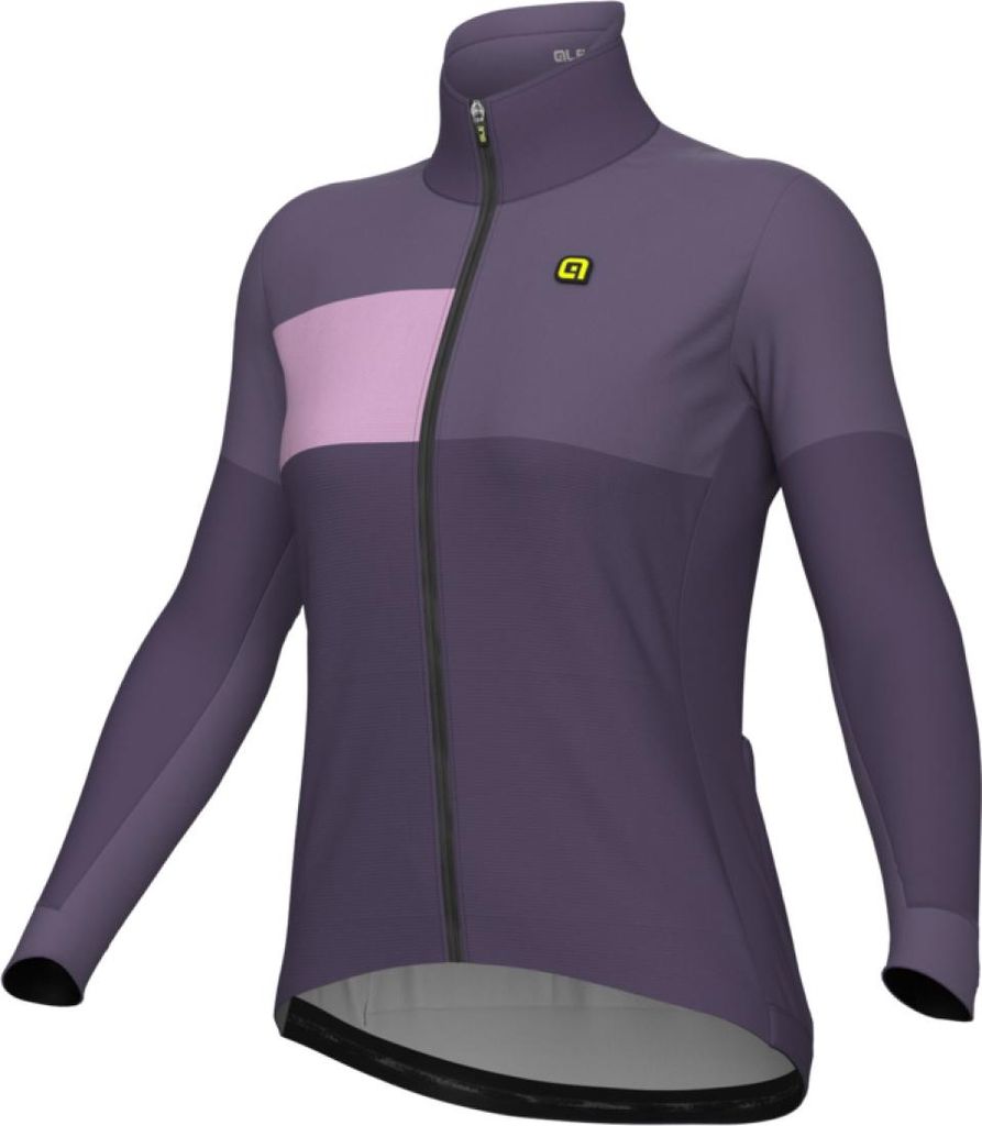 ALÉ Fahrrad-Thermojacke - PR-E GEOMETRIC - Lila XS