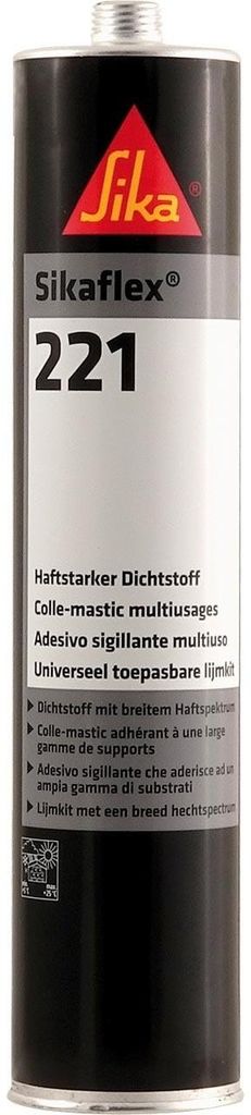 Sikaflex 221 300ml Kartusche stahlgrau Produktbild 