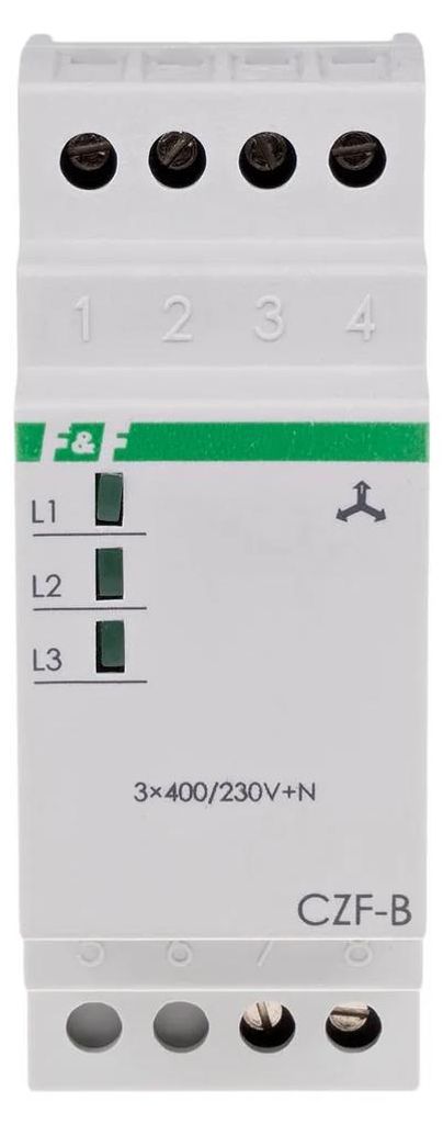 F&F | Przekaźnik ochrony fazowej CZF-B - 3×400/230V - Zdjęcie produktu 