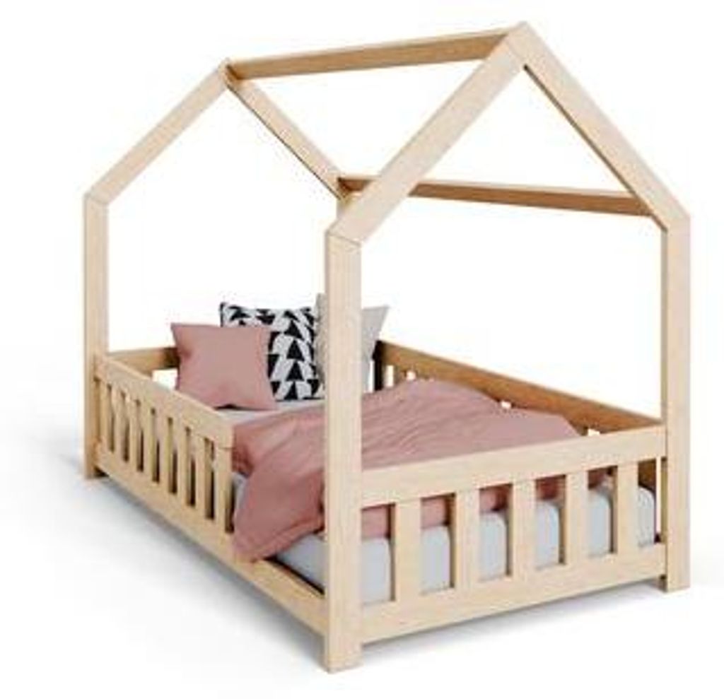 Łóżko Domek DUBI dziecięce 160x80 z materacem - kolor Zdjęcie produktu 