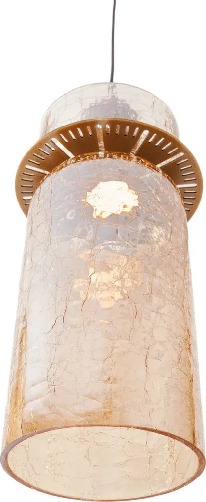 Éclairage LED Doux pour Grands Espaces | Lustre Ambre Maxlight 220cm