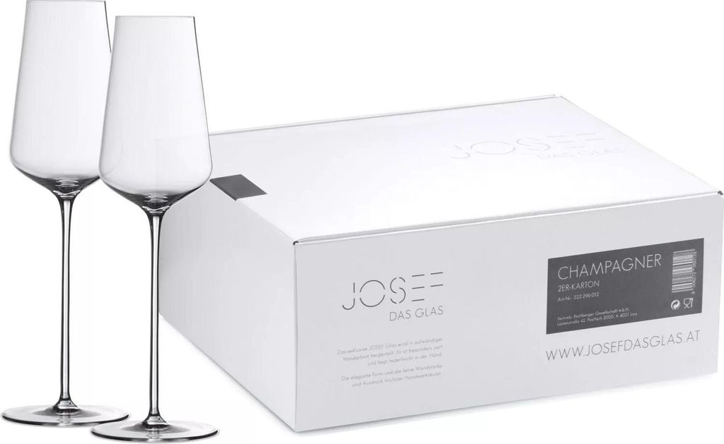 JOSEF Champagnerglas im 2-er Geschenkkarton Produktbild 