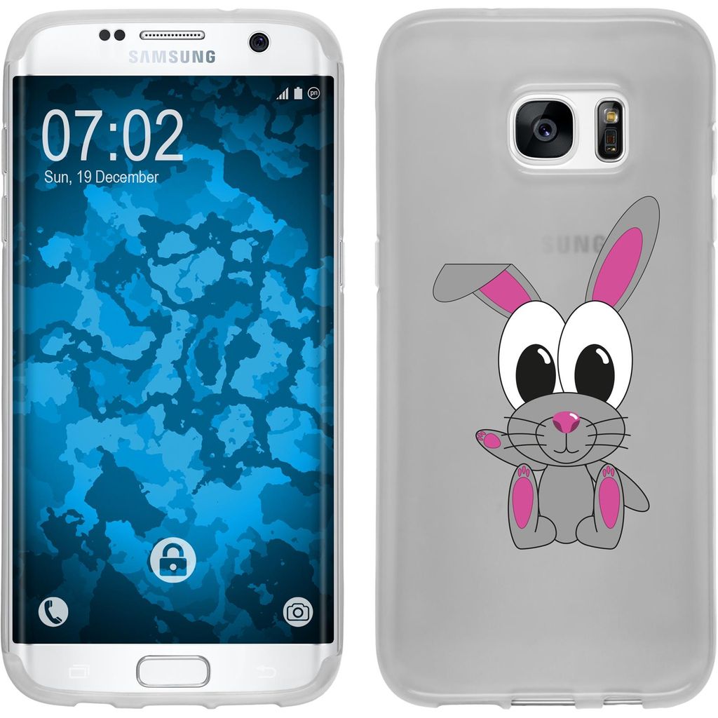 PhoneNatic Case kompatibel mit Samsung Galaxy S7 Edge Silikon-Hülle Cutiemals M4