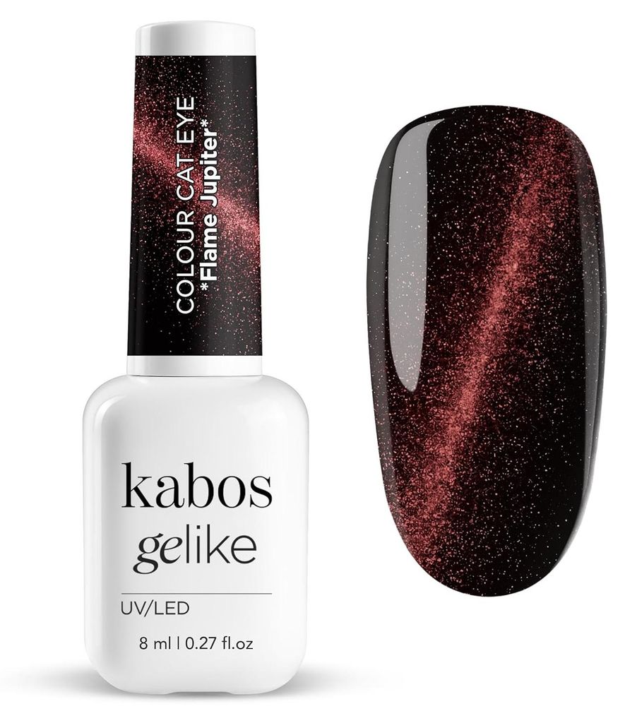 Kabos Cat Eye Nagellack Magnetisch Hybridlack UV/LED Flame Jupiter 8ml