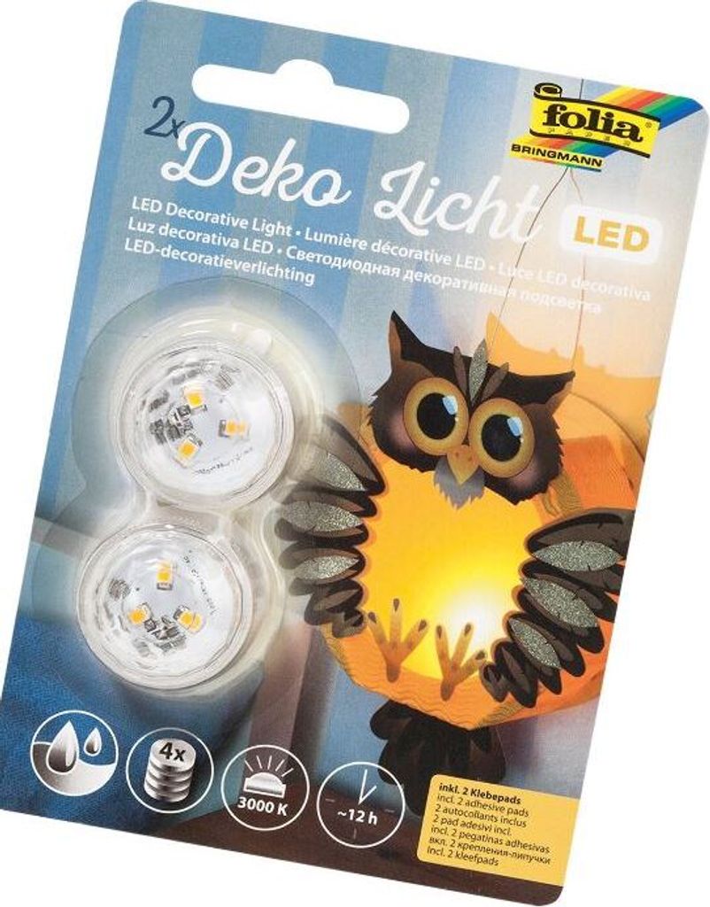 Folia 982 Bougie à chauffe-plat LED 2 pièces étanche à Image du produit 