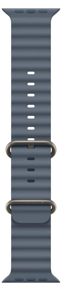 Apple Natural Titanium Finish Band Blu Fluoroelastomero, Immagine del prodotto 