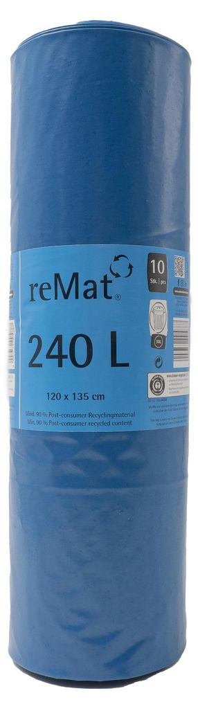 Sacs poubelles reMat de 240 litres, pour charges lourdes, Image du produit 