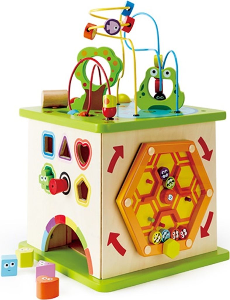 Hape Totally Amazing Motorikwürfel Kleine Tierchen, E1810 Produktbild 50