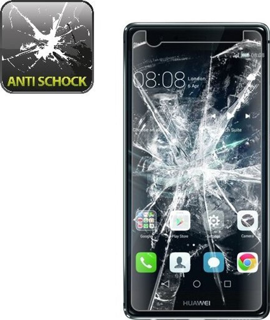 3x Panzerfolie für Huawei P9 ANTI-SCHOCK Displayschutzfolie Schutzfolie HD KLAR