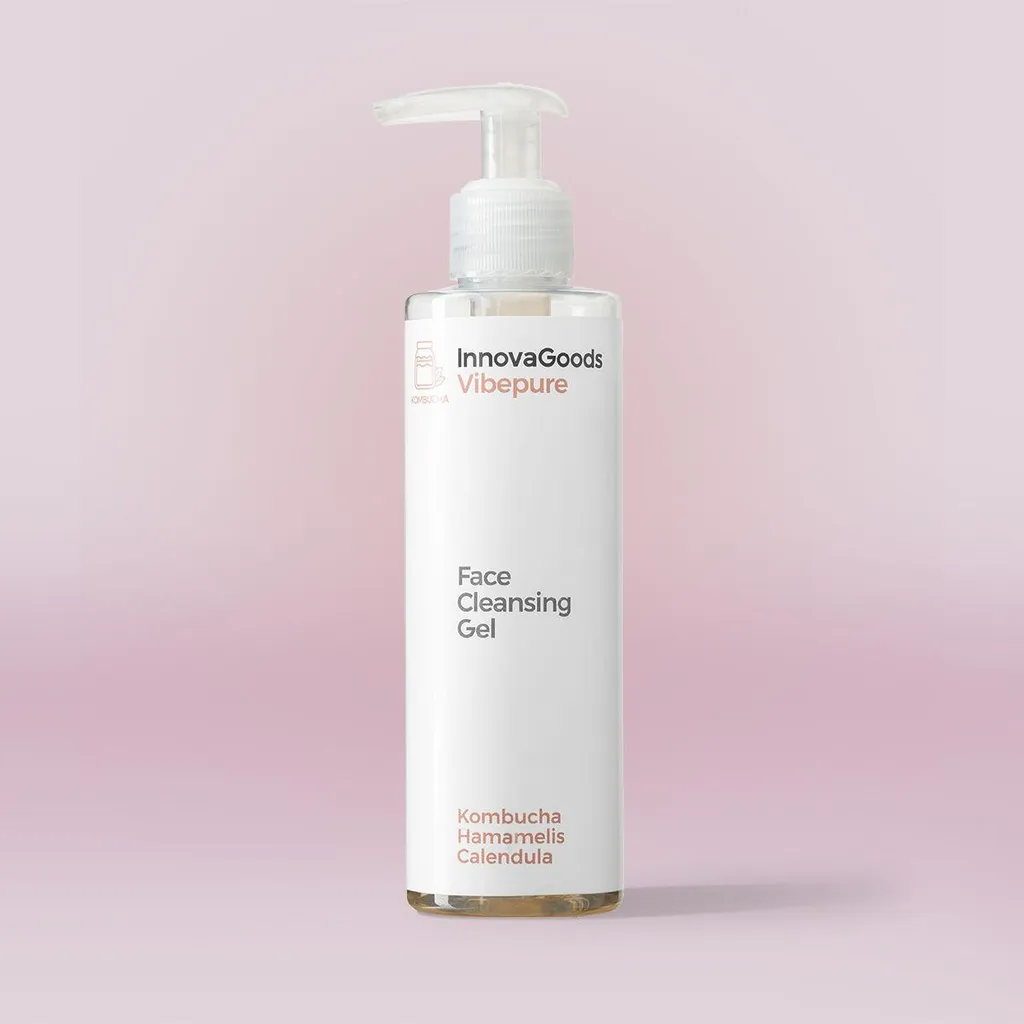 Gel Detergente Viso Kombucha Vibepure 200 ml - Pulizia Naturale Profonda