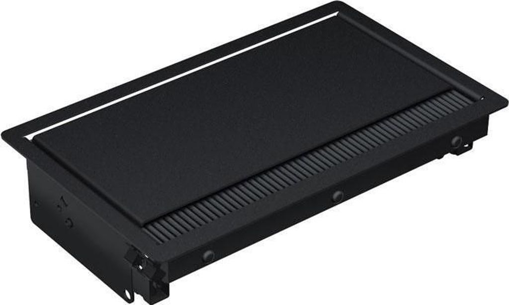 Bachmann 911.002 Einbaurahmen schwarz RAL9017 kurz Produktbild 