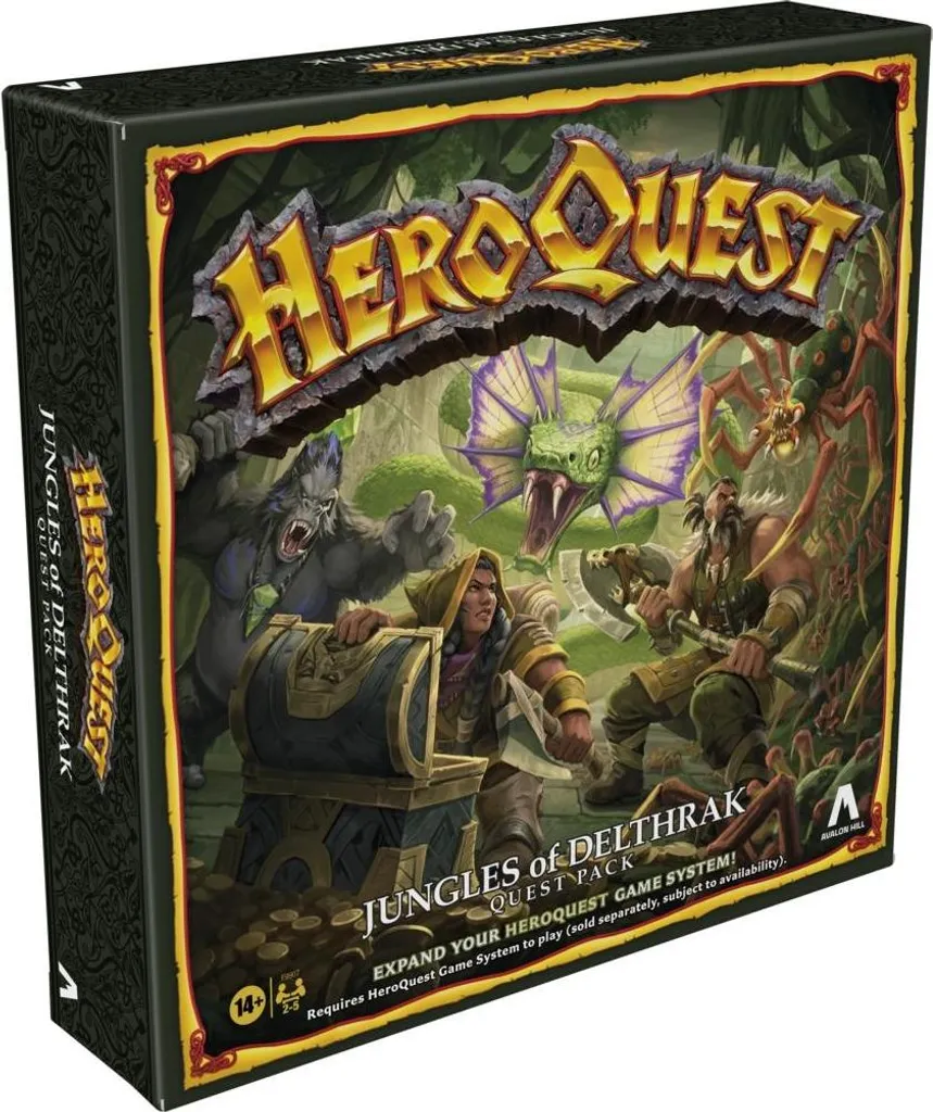 HeroQuest Jungles de Delthrak Pack de Quête pour Soirées Jeux de Société