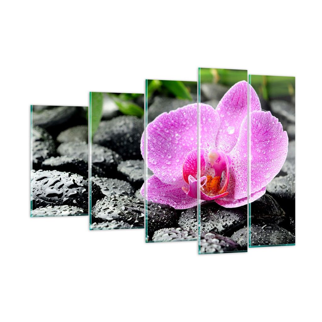 Bilder auf glas - Asien bambus schönheit kultur - 150x100cm - Glasbilder - Wandbilder - Kunstdruck - zum Aufhängen bereit - Wanddekoration aus Gl...