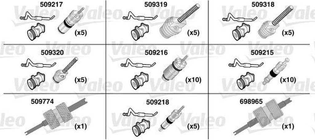 VALEO O-Ring-Reparaturset 509735 0,386kg