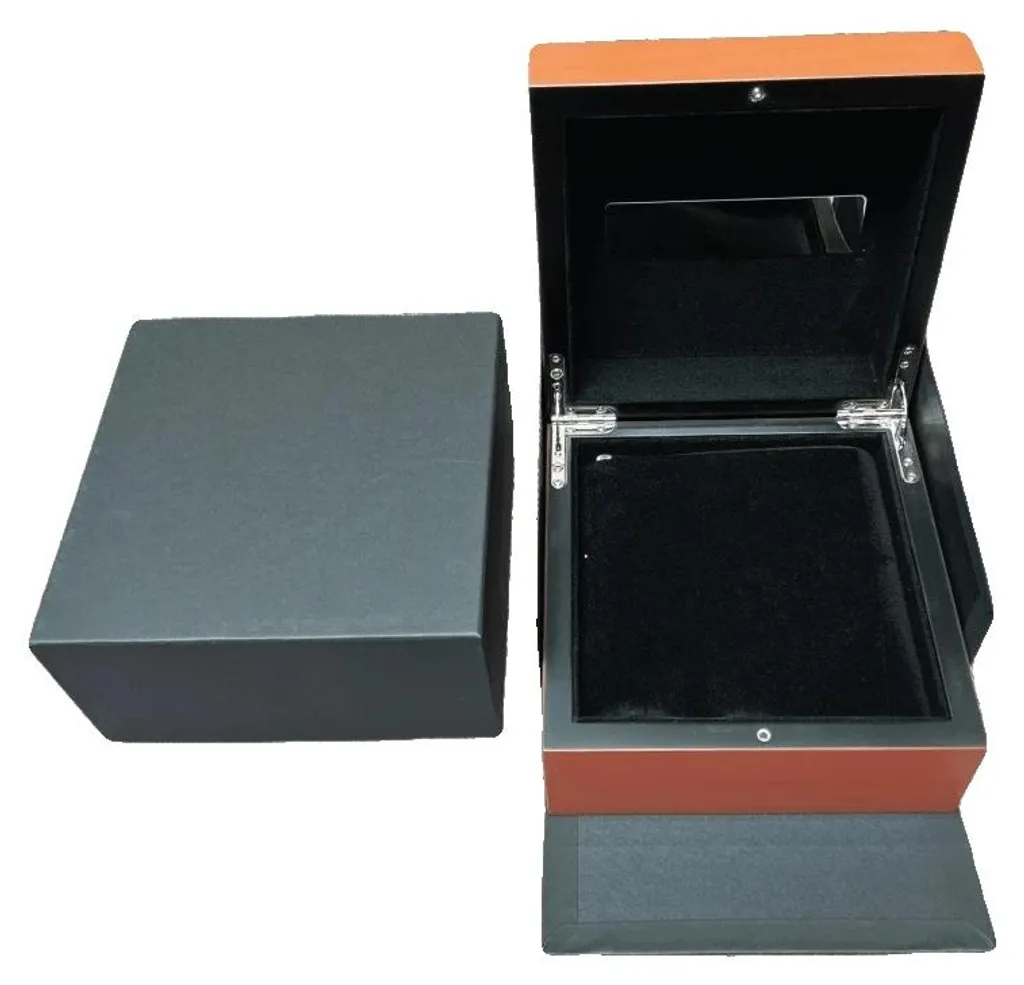 Coffret à montres en bois noir mat 6 slots élégant pour homme