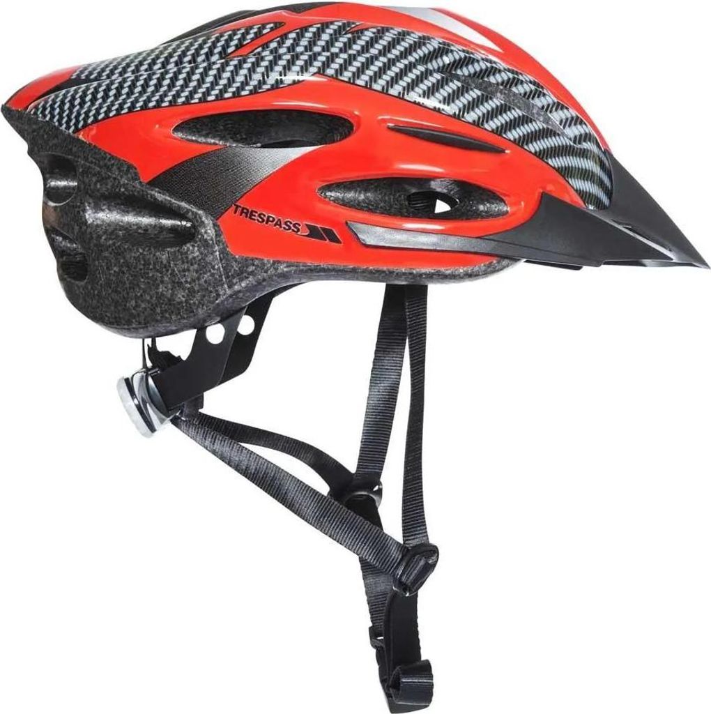 Trespass Crankster Mtb-helm Rot,Schwarz,Grau S-M Rot,Schwarz,Grau S-M