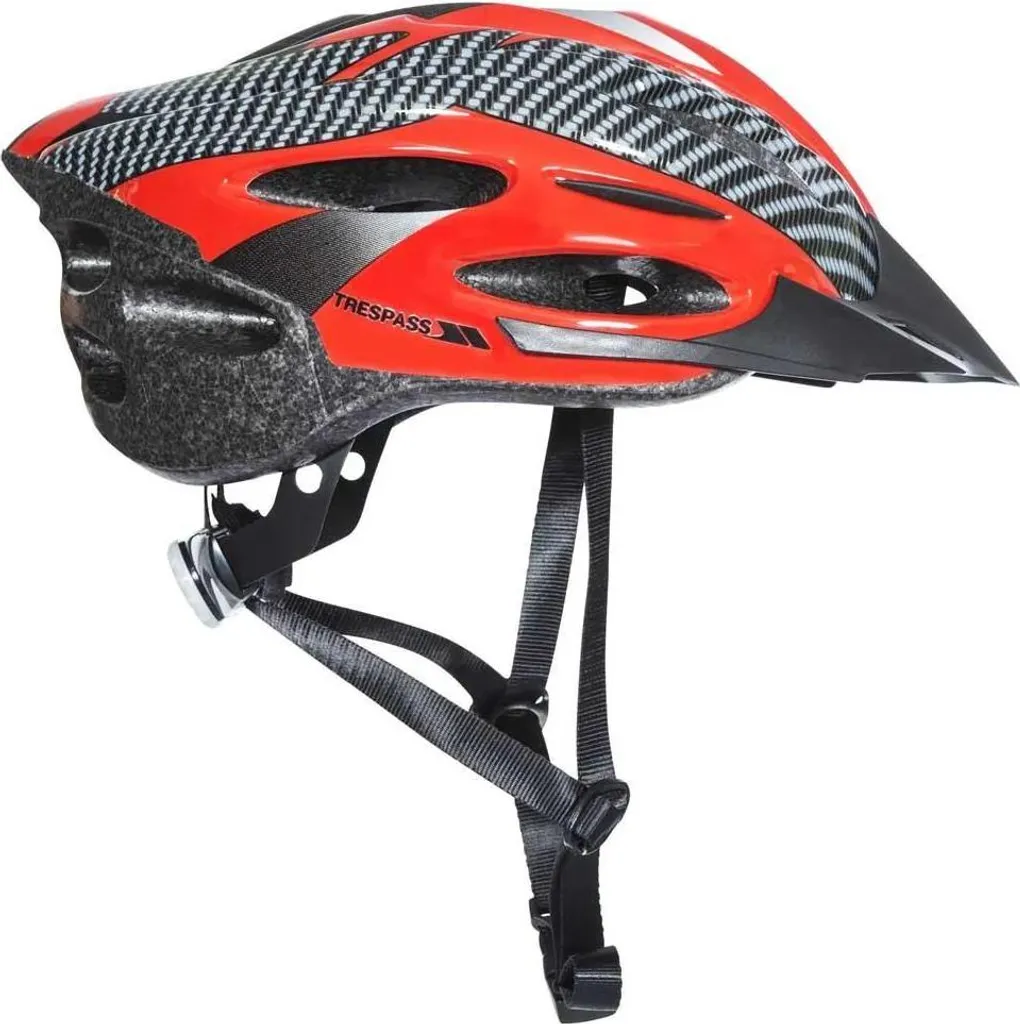 Casque VTT Homme Trespass Crankster Rouge Réglable Taille L-XL Confort