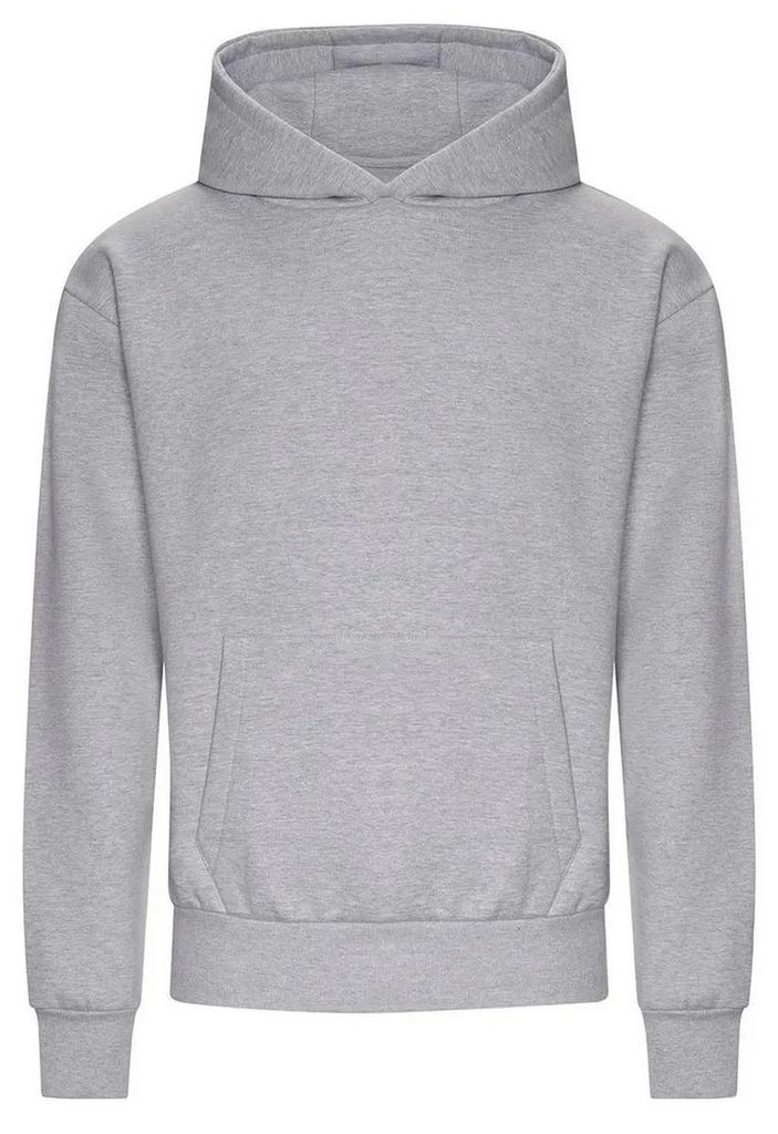 Awdis - "Signature" Hoodie zum Überziehen Schwer für Herren/Damen Uni LT2437 (S) (Grau meliert)