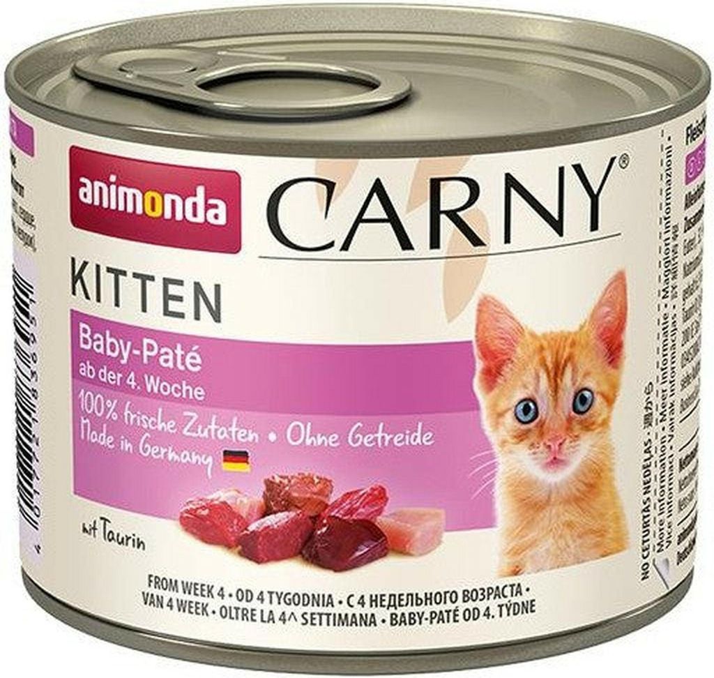 animonda BABY PATÉ, Kitten, Rind, Huhn, 200 g Produktbild 