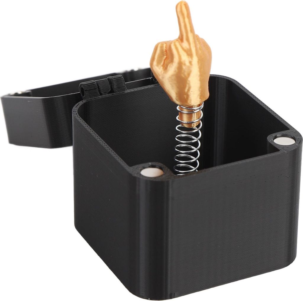 Dito medio in scatola Regalo gag Mano divertente Prank Immagine del prodotto 