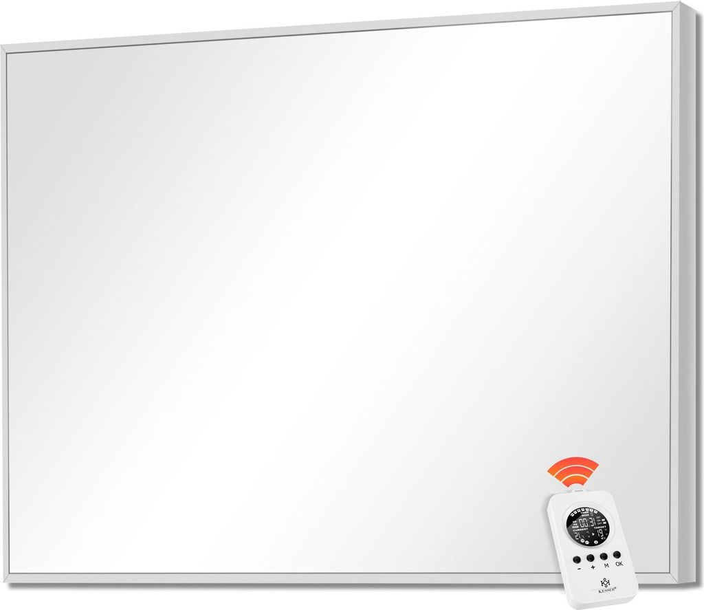 KESSER Infrarotheizung Mit Thermostat Infrarotheizkörper Elektroheizung Infrarot Heizung Wandheizung - 28 unterschiedliche Routineprogramme , He...