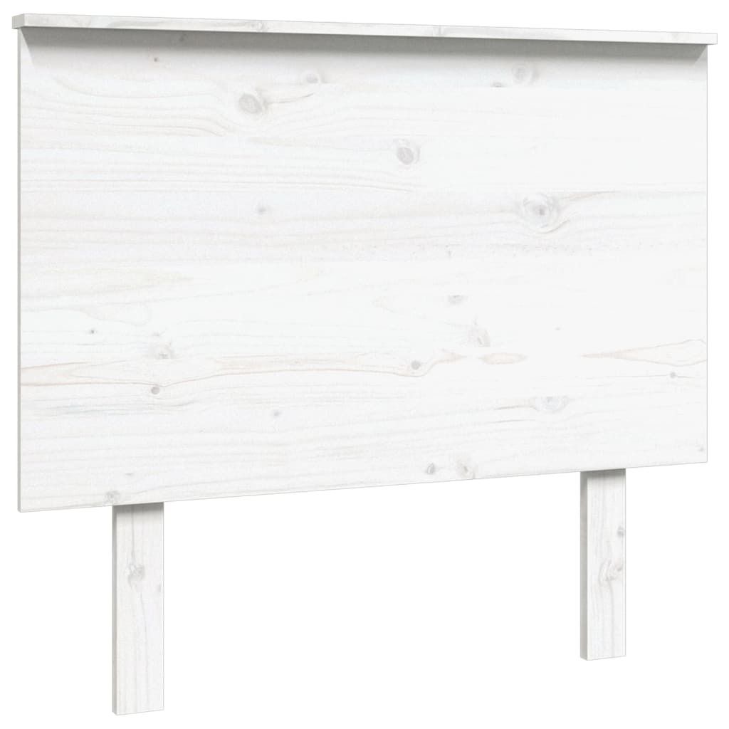 vidaXL Kopfteil Weiß 94x6x82,5 cm Massivholz Kiefer