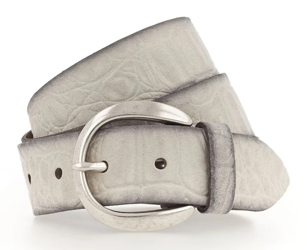 Cintura Vanzetti Pelle Genuine Beauty 35mm Velour Vanilla | Shop Online