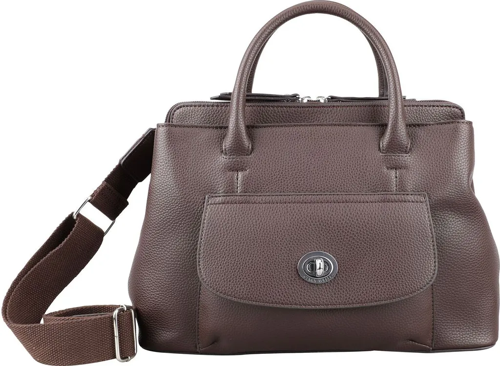 GERRY WEBER Paloma Handbag Darkbrown - Sac à main élégant marron foncé