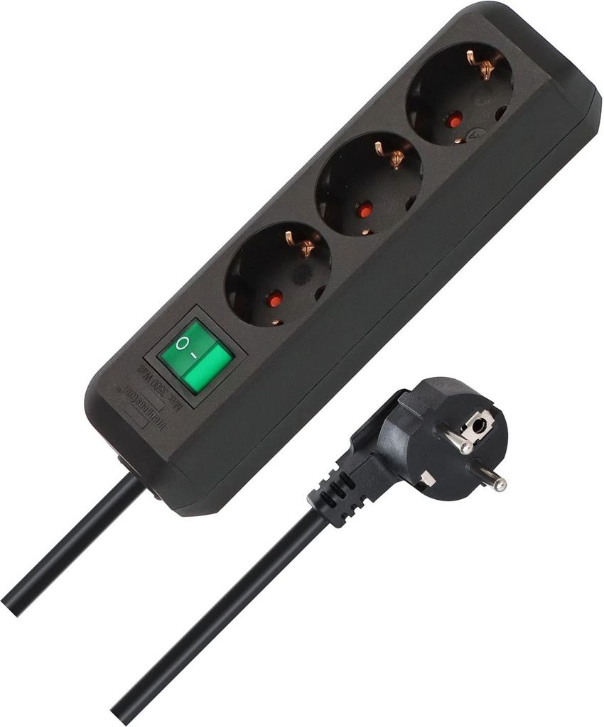 Brennenstuhl Eco-Line with switch and 1,5 mm² Ø cable, 5 m, Obrázok produktu 