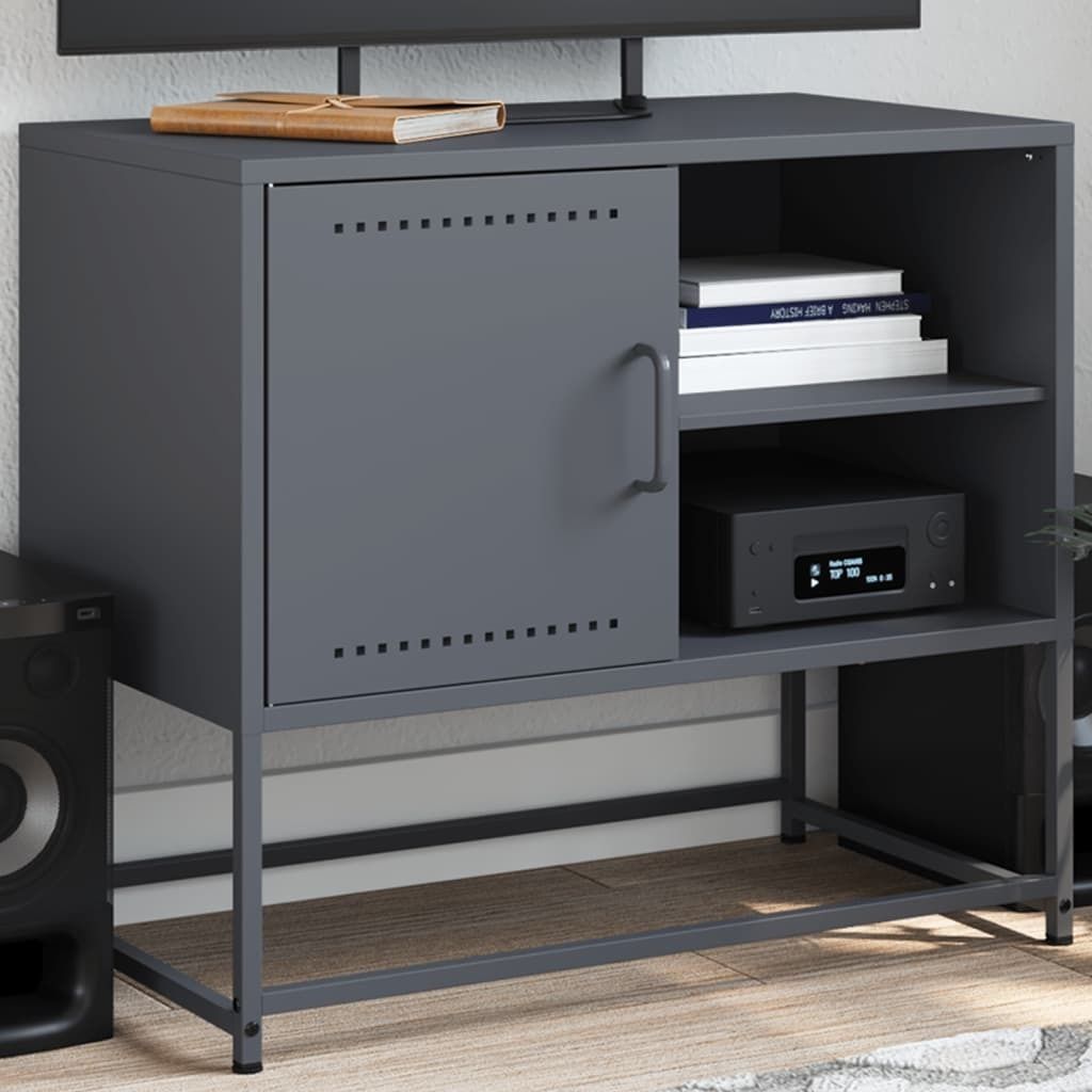 Maison Exclusive - TV-Schrank Rosa 100,5x39x60,5 cm Stahl