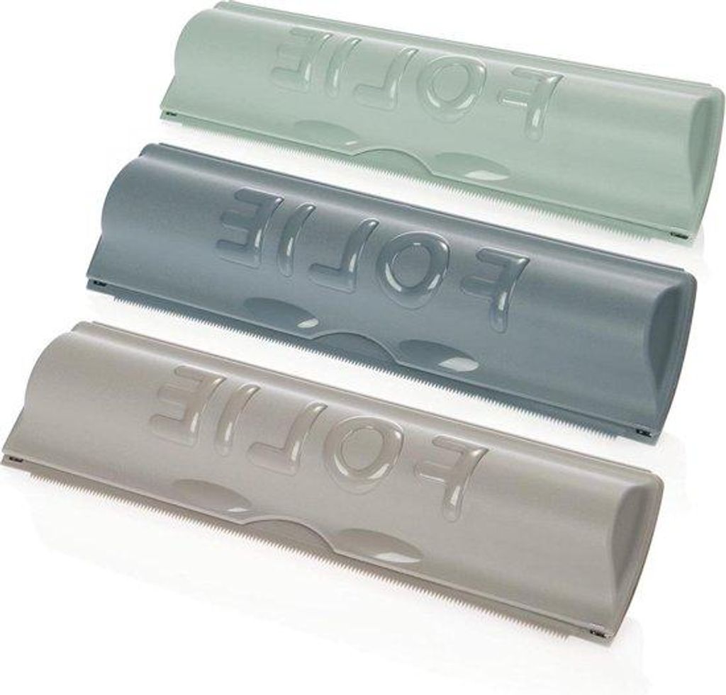 3x Aluminiumfolien Dispenser, bunt, Küchenorganizer