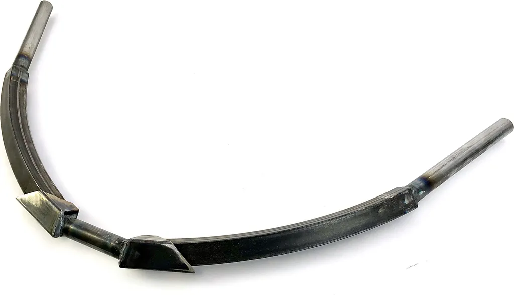 Guidon Moon Thor Brut en Acier de 22mm pour Custom et Bobber Rétro