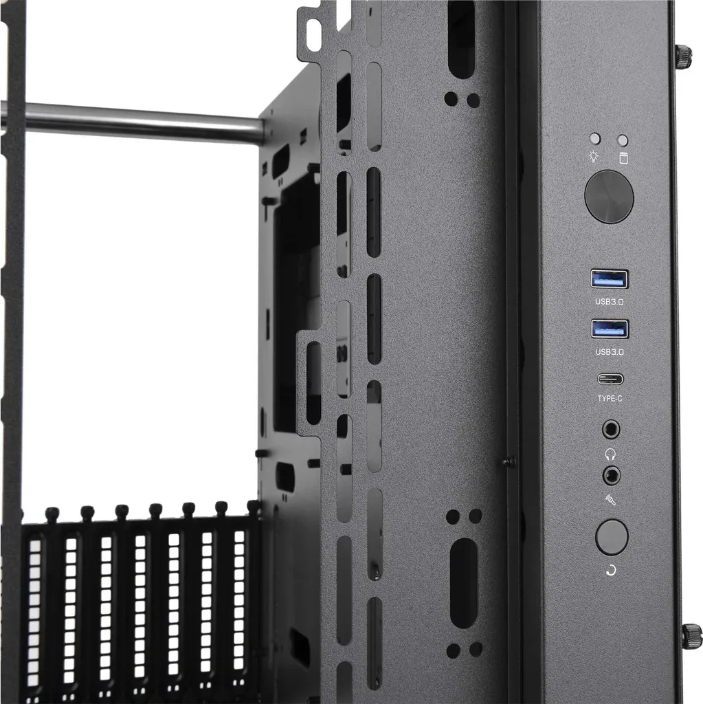 Thermaltake Core P3 TG Pro Noir - Boîtier Modulaire avec Support 420mm - 10