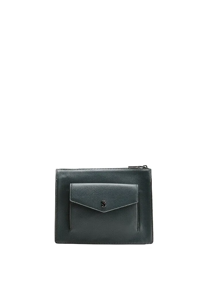 Sac à main bandoulière s.Oliver coloris vert foncé pour femme chic