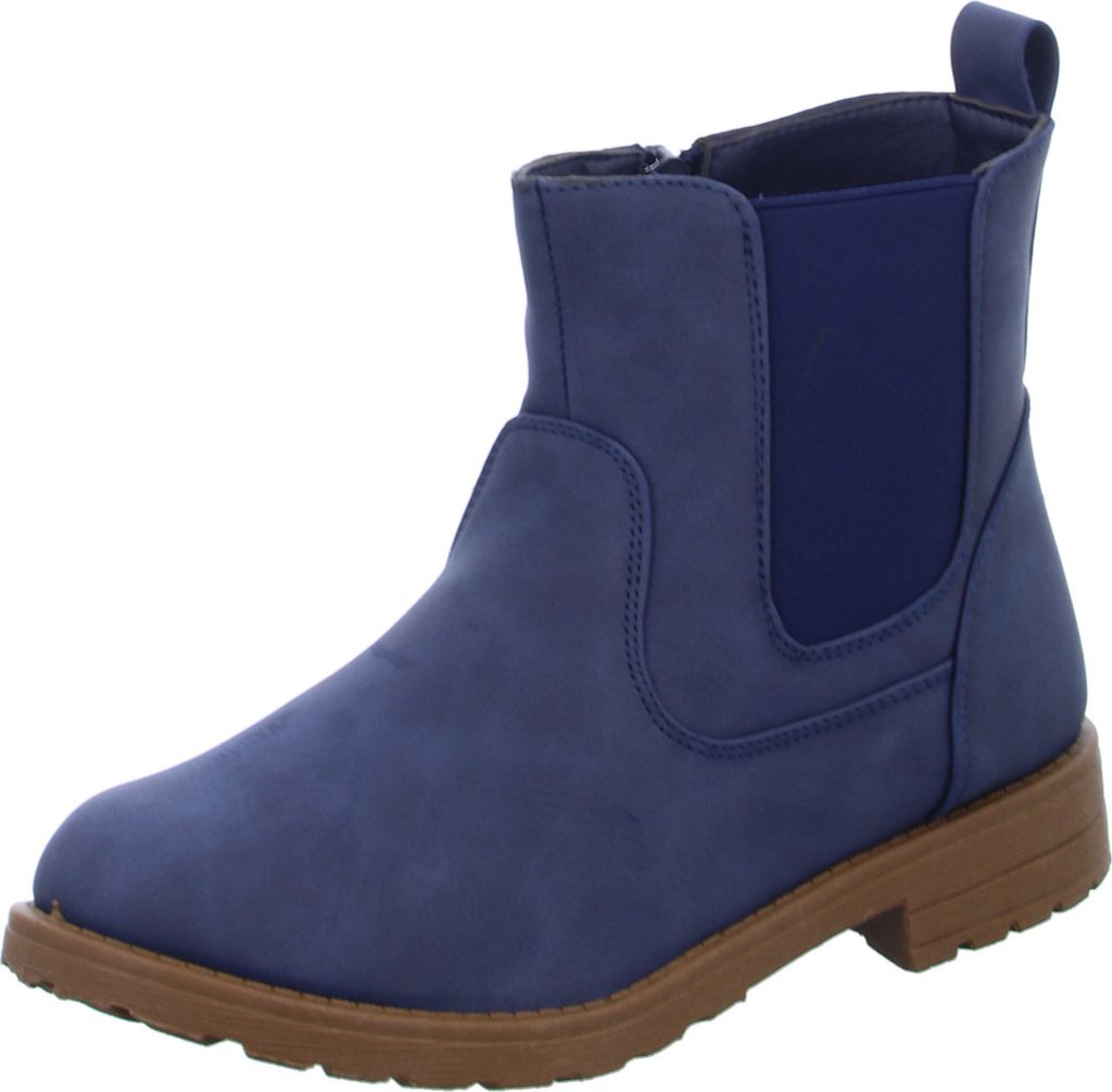 girlZ onlY Mädchen-Stiefelette gefüttert Blau, Farbe:blau, EU Größe:32