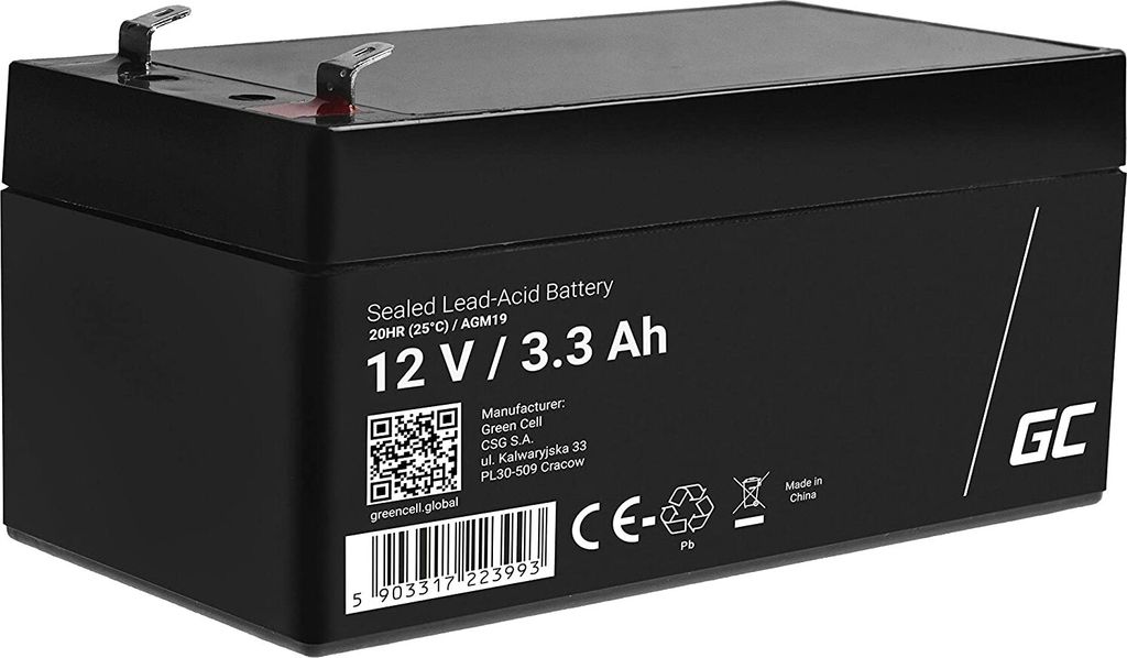 Green Cell® AGM 12V 3,3Ah Akku VRLA | Kaufland.de