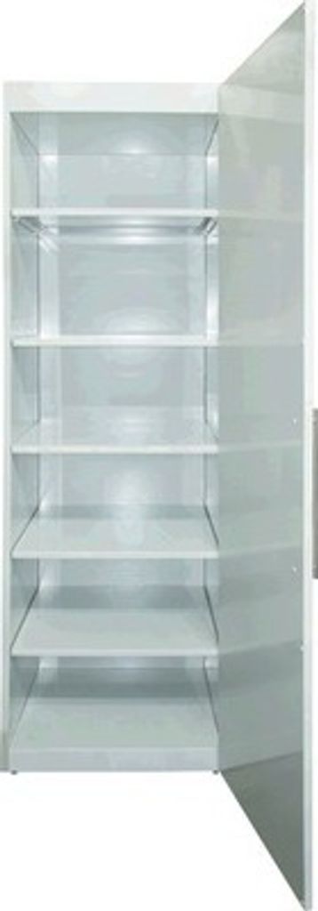 Stengel-Küchen Vorratsschrank Premiumline BxTxH 60 x 59,8 x 200 cm weiß glänzend vormontiert Anschlag rechts 34060100001