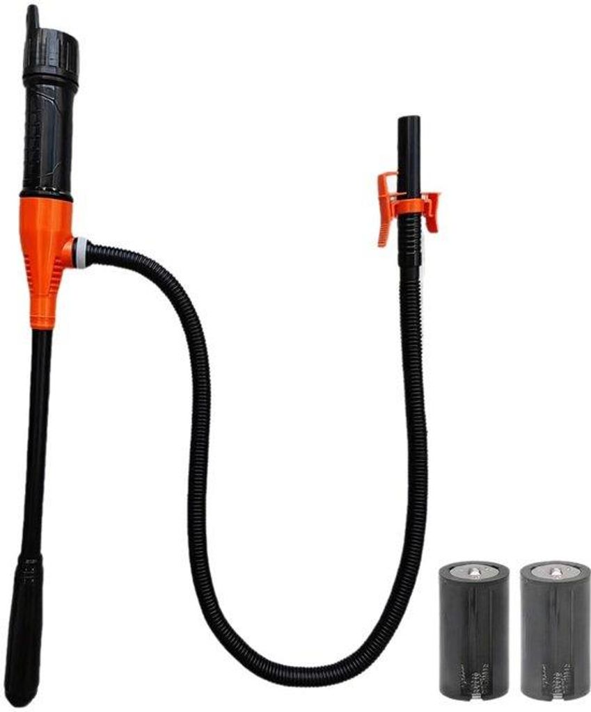 Handgeführte elektrische Sifonpomp, batteriebetriebene Pumpe für Flüssigkeiten, tragbar, für Benzin, Öl, Wasser und Aquariums