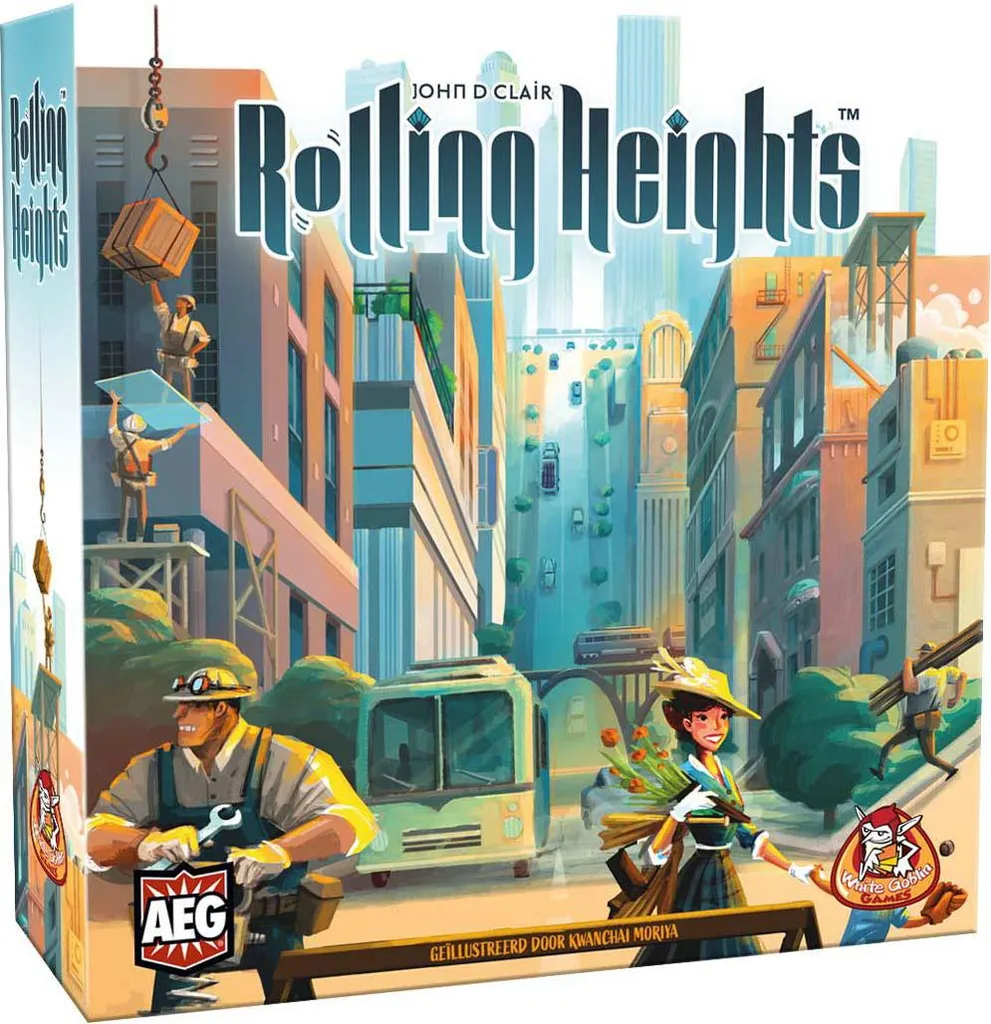 Jeu de société Rolling Heights - Plateau de Construction et Stratégie
