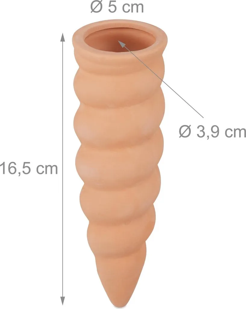 Diffuseur d'eau automatique en terre cuite, kit de 8 cônes d'arrosage - 4