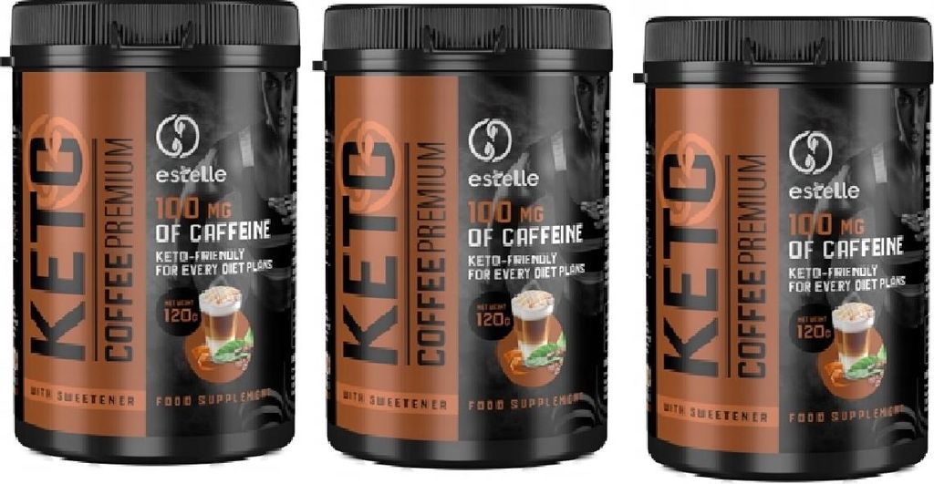 3x Keto Coffee Premium - Complément alimentaire, naturel Image du produit 